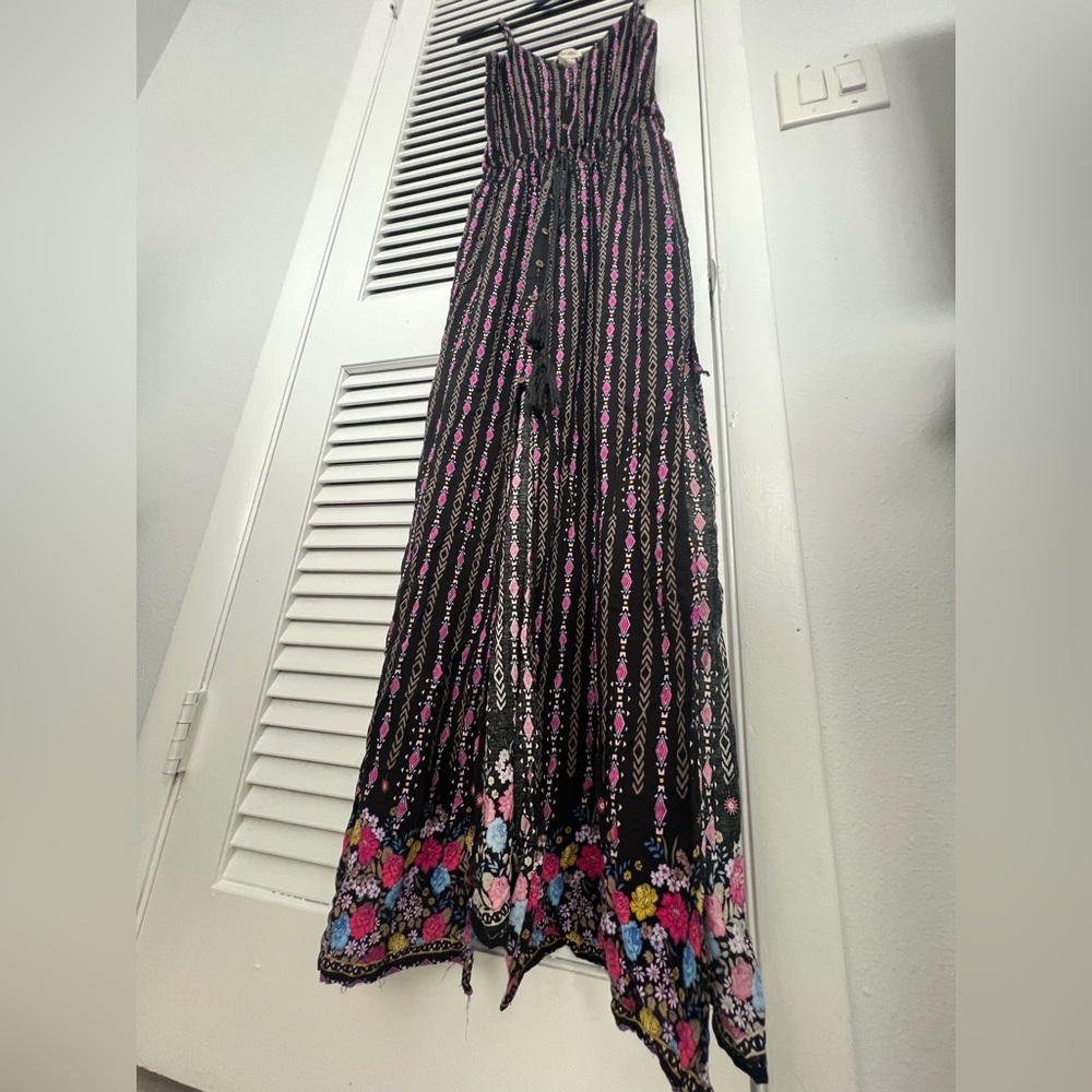 Boho Inspired Spaghetti Strap Dress